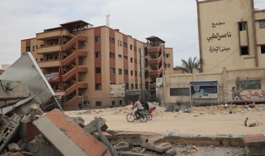 الصليب الأحمر يعرب عن قلقه إزاء أوامر إخلاء مجمع ناصر الطبي بغزة