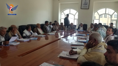 محلي حجة يقر تقارير عددا من المكاتب التنفيذية
