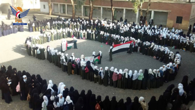 وقفات طلابية بعمران تضامناً مع الشعب الفلسطيني وتنديدًا بالجرائم الصهيونية