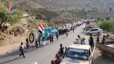 حجة .. عرض لخريجي دورات "طوفان الأقصى" في أفلح اليمن