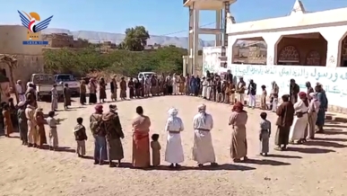 وقفات في محافظة مأرب تحت شعار "جهوزية واستعداد.. والتعبئة مستمرة"