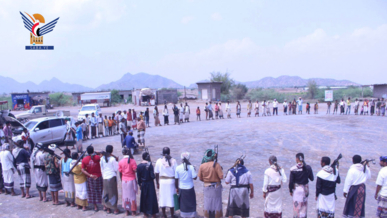 وقفة قبلية لأبناء الحبيل بالحديدة نصرةً لغزة ومواجهة العدوان