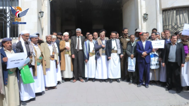 وقفة حاشدة لقيادات ومنتسبي السلطة القضائية تنديدًا بالإساءة الأمريكية للقرآن الكريم