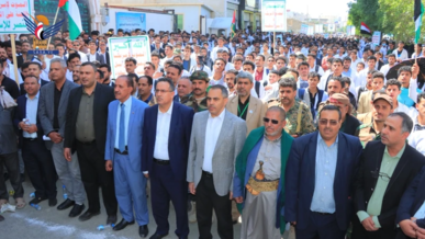 مسيرة بجامعة 21 سبتمبر تأكيدا على الثبات مع غزة والأقصى رغم العدوان والمؤامرات