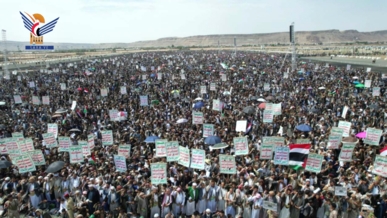  25 مسيرة حاشدة بصعدةتأكيداً على استمرار الإسناد وقدوم الرد نصرة للأقصى وغزة