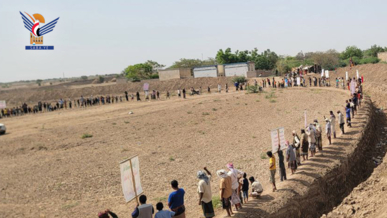 وقفة قبلية مسلحة بالجراحي لإعلان النفير العام والتوقيع على وثيقة الشرف القبلي