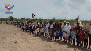 قبائل السخنة بالحديدة يعلنون النكف والنفير لمواجهة العدوان والبراءة من الخونة