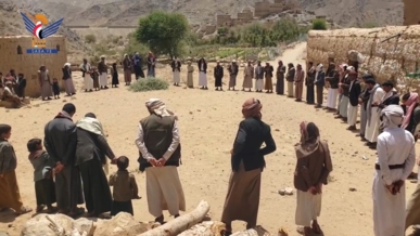 وقفات شعبية في مأرب​ نصرة لفلسطين ولبنان وإعلانًا للجهوزية لأي خيارات