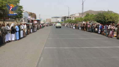 تعز .. لقاءان قبليان في صالة وشرعب الرونة إسناداً لغزة وإعلانًا للنفير العام