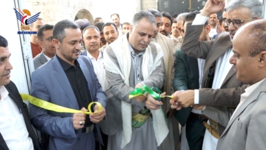 الصوفي والقعود يفتتحان مشاريع نوعية في هيئة المستشفى الجمهوري بحجة