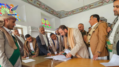 رئيس هيئة التفتيش وأمين عام مجلس القضاء يتفقدان سير العمل في عدد من المحاكم بصنعاء