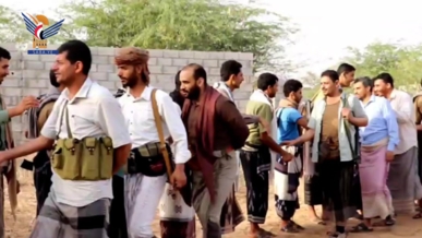 زيارة للمرابطين في الخطوط الأمامية بجبهة بني حسن بمديرية عبس في حجة