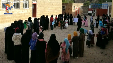 وقفة نسائية بالحيمة الداخلية إحياءً لذكرى مجزرة تنومة