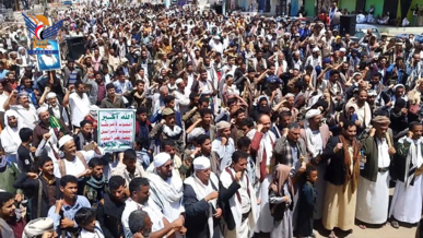  مسيرات ووقفات بالبيضاء تحت شعار "وفاء يمن الأنصار.. لغزة الأحرار"