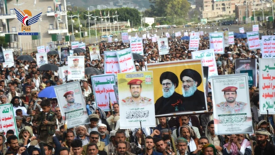 380 مسيرة في إب وفاءً لدماء الشهداء وتتويجاً لعامين من العطاء