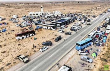 قافلة الصمود تواصل الاعتصام غرب سرت