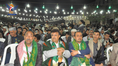 احتفالات بمديرية شعوب في أمانة العاصمة بذكرى مولد الرسول الأعظم