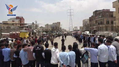 وقفات في مدارس أمانة العاصمة تضامناً مع الشعب الفلسطيني ونصرة لغزة