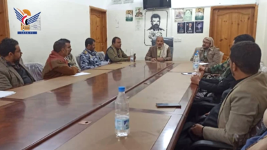 مناقشة تعزيز الأداء الأمني ومكافحة التهريب في الضالع 