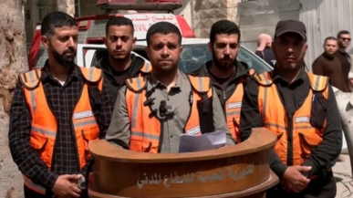 الدفاع المدني في غزة ينفذ 43 مهمة خلال 24 ساعة