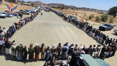 وقفات قبلية مسلحة في البيضاء لتأكيد الجهوزية لإنهاء العدوان والحصار