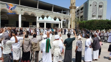 وقفات بالحديدة تنديداً بالعدوان الصهيوني على قطاع غزة