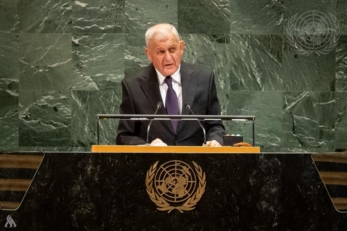 الرئيس العراقي: العراق يستعيد دوره الدولي ويؤكد دعمه للسلام