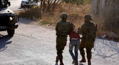 العدو  الإسرائيلي يعتقل 10 فلسطينيين من الضفة الغربية