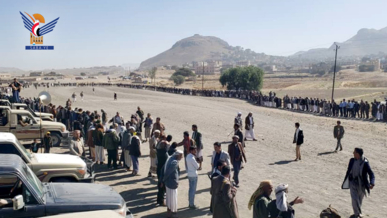 وقفة قبلية بمديرية سنحان تضامنا مع فلسطين وتأكيدا على الجهوزية لمواجهة أي تصعيد