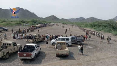 الحديدة.. أبناء مديرية جبل راس يعلنون النكف لمواجهة الأعداء ونصرةً الشعب الفلسطيني