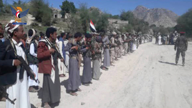   مسير لخريجي دورات "طوفان الأقصى" بمديرية وشحة في حجة