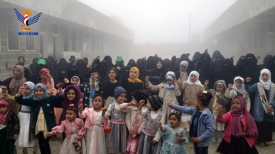 وقفة للهيئة النسائية في الجبين بريمة تضامنًا مع الشعب الفلسطيني