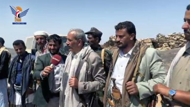 تفقد أحوال المرابطين في جبل الحشاء بالضالع