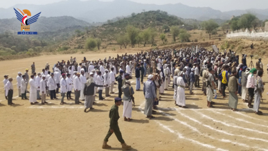 عرض شعبي لكتائب قوات التعبئة في الشغادرة بحجة