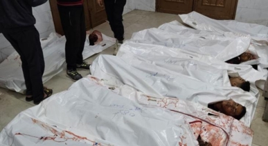 استشهاد 10 فلسطينيين في قصف العدو الإسرائيلي لمنزل شمالي قطاع غزة