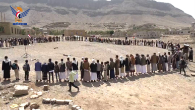 وقفة قبلية بعزلة وعلان ببلاد الروس إسنادًا للشعب الفلسطيني