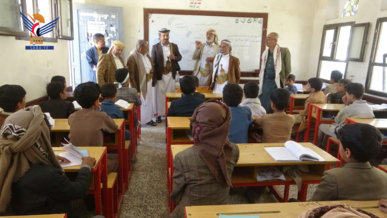 وكيل أول محافظة صنعاء يتفقد الدورات الصيفية في مديرية بني حشيش