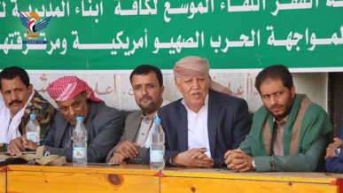 لقاء موسع لإشهار وثيقة الشرف القبلي بمديرية القفر بإب