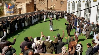 أبناء محافظة صنعاء يؤكدون رفضهم القاطع اعتراف الكيان الصهيوني بإقليم أرض الصومال