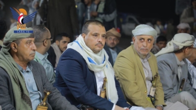 القائم بأعمال وزير الاقتصاد يشارك بأمسية بذكرى يوم الولاية في مديرية عيال سريح بعمران