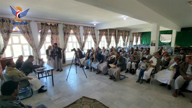 محمد علي الحوثي يناقش جهود حل القضايا المجتمعية في صعدة