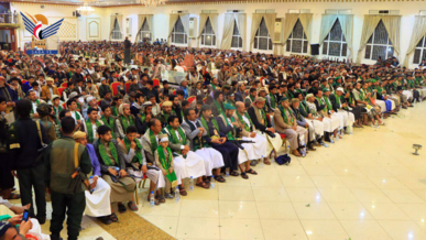 فعالية خطابية بمديرية بني مطر في محافظة صنعاء بذكرى المولد النبوي 