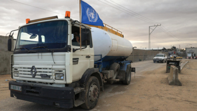 الأمم المتحدة: العدو الصهيوني يواصل منع الوقود اللازم للإغاثة بغزة