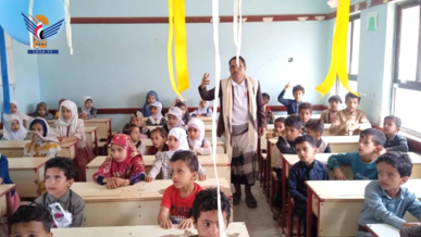 تفقد أنشطة الدورات الصيفية بمديرية حزم العدين في إب