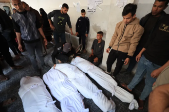 استشهاد تسعة فلسطينيين في قصف للعدو الصهيوني على خان يونس ومدينة غزة