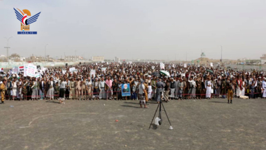 تعز تحتشد في 78 مسيرة نصرة غزة