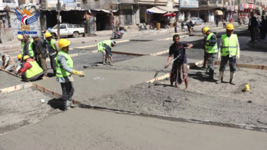 تفقد تنفيذ جسر خرساني سطحي في أمانة العاصمة