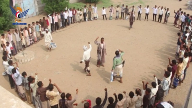 الدريهمي .. مسيرة ووقفة طلابية تضامناً مع فلسطين واحتفاءً بثورة 21 سبتمبر