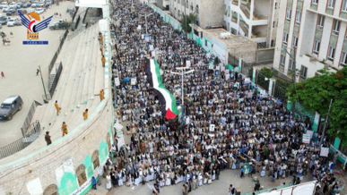 مسيرات حاشدة بحجة تحت شعار "مع غزة لمواجهة جريمة الإبادة والتجويع"