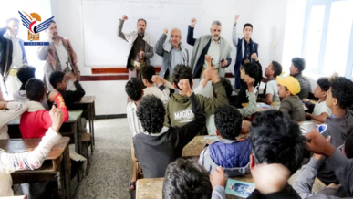 تفقد سير الاختبارات والدورات الصيفية بمحافظة إب